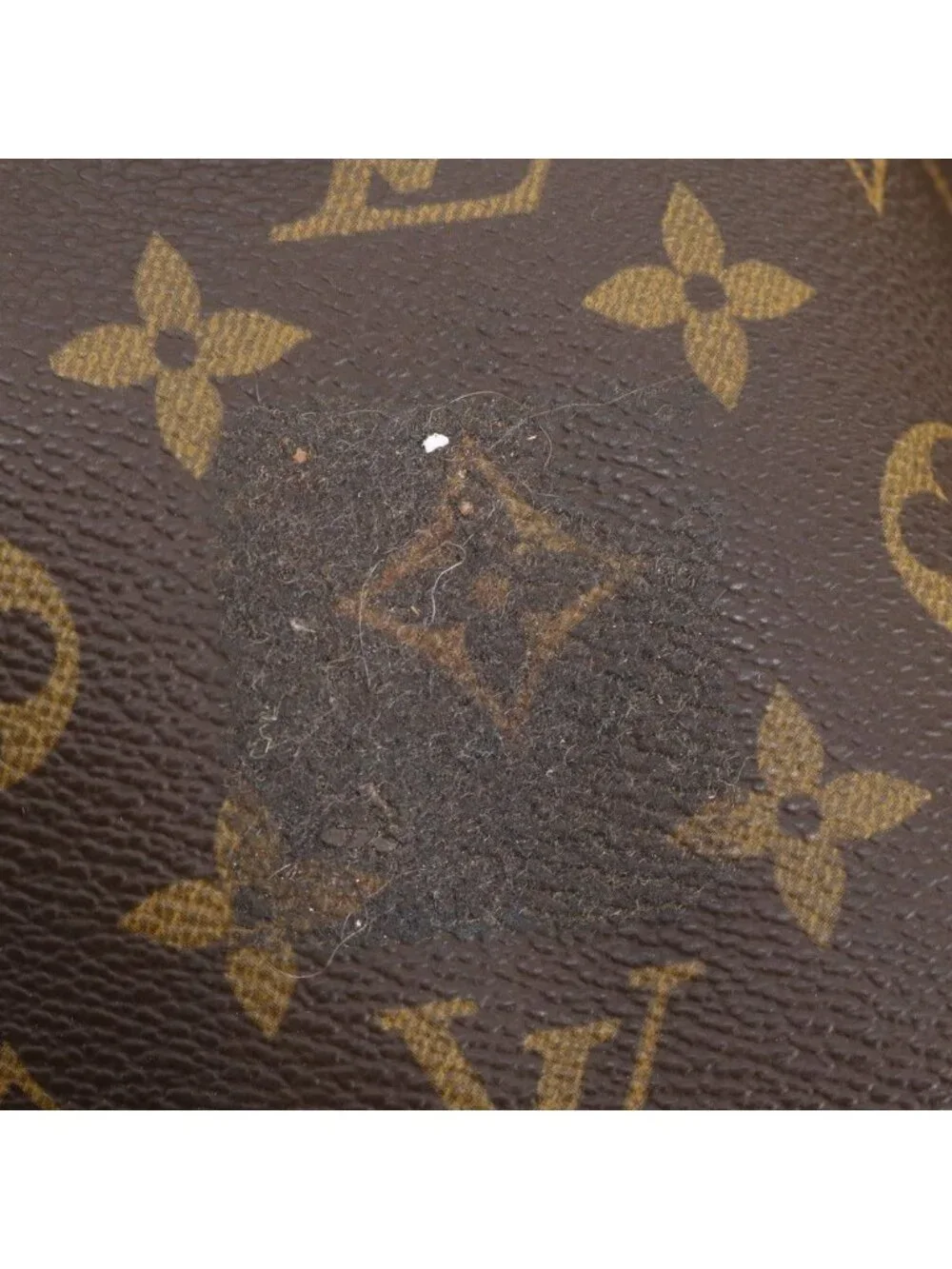 Louis Vuitton Monogram Keepall 60 Leather Boston Bag Tote Carry